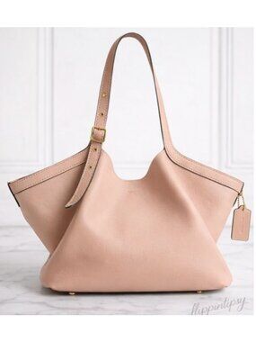 Auth COACH Gramercy Tote Shoulder Bag in Cream